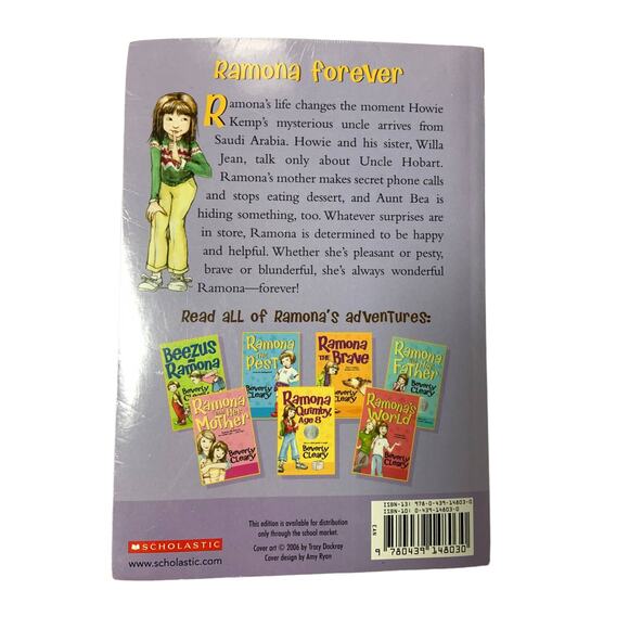 Set of 3 Books Ramona's World, Ramona Quimby Age 8, Ramona Forever - Picture 3 of 4
